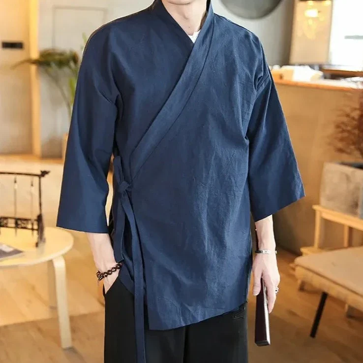 Veste Kimono Homme Classique – Image 4