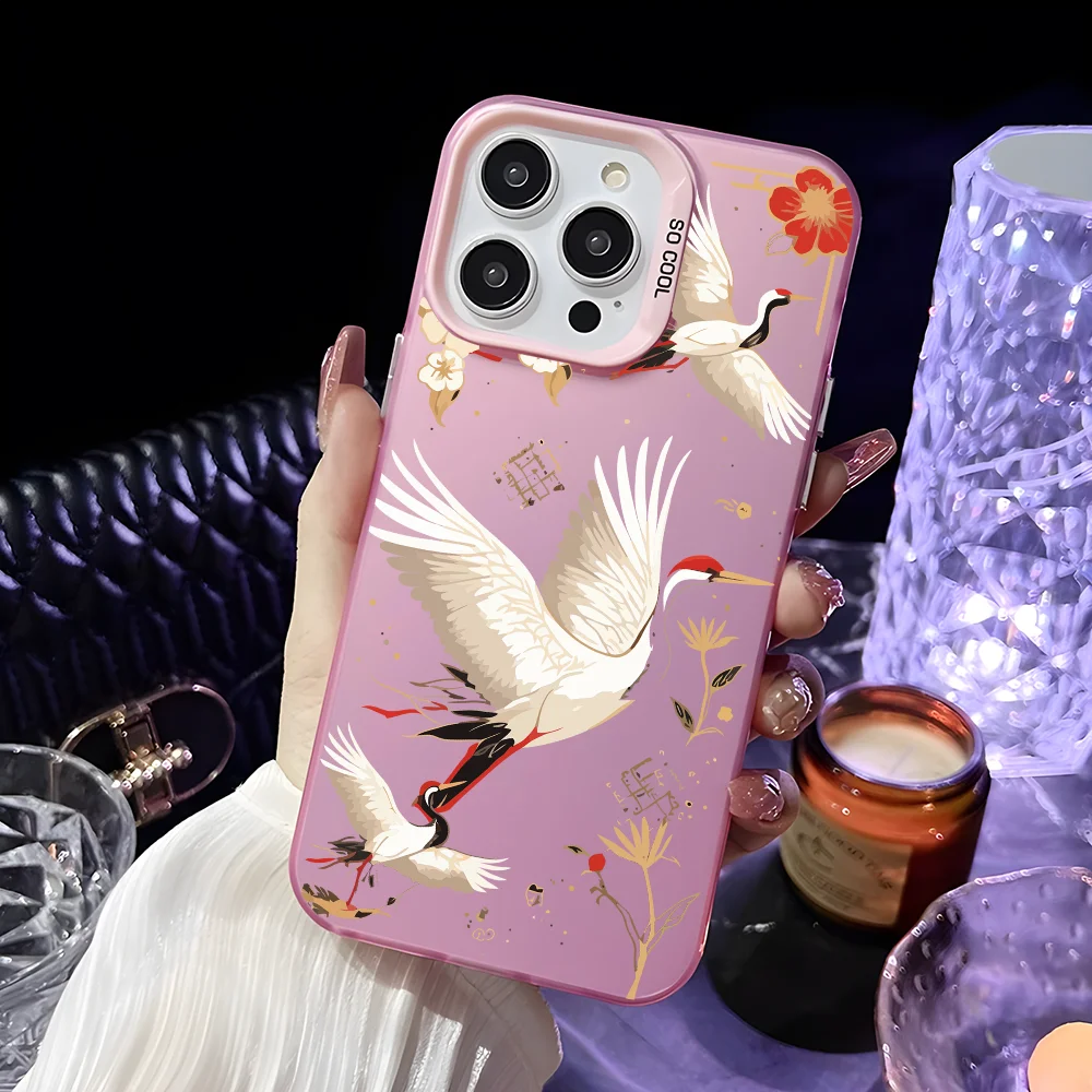 Coque de téléphone japonaise iPhone Grues – Image 2