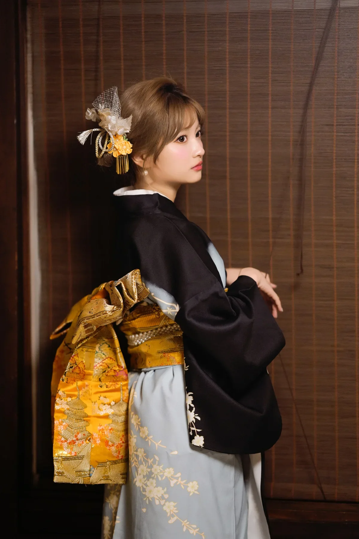 Kimono Japonais Femme Traditionnel – Image 3