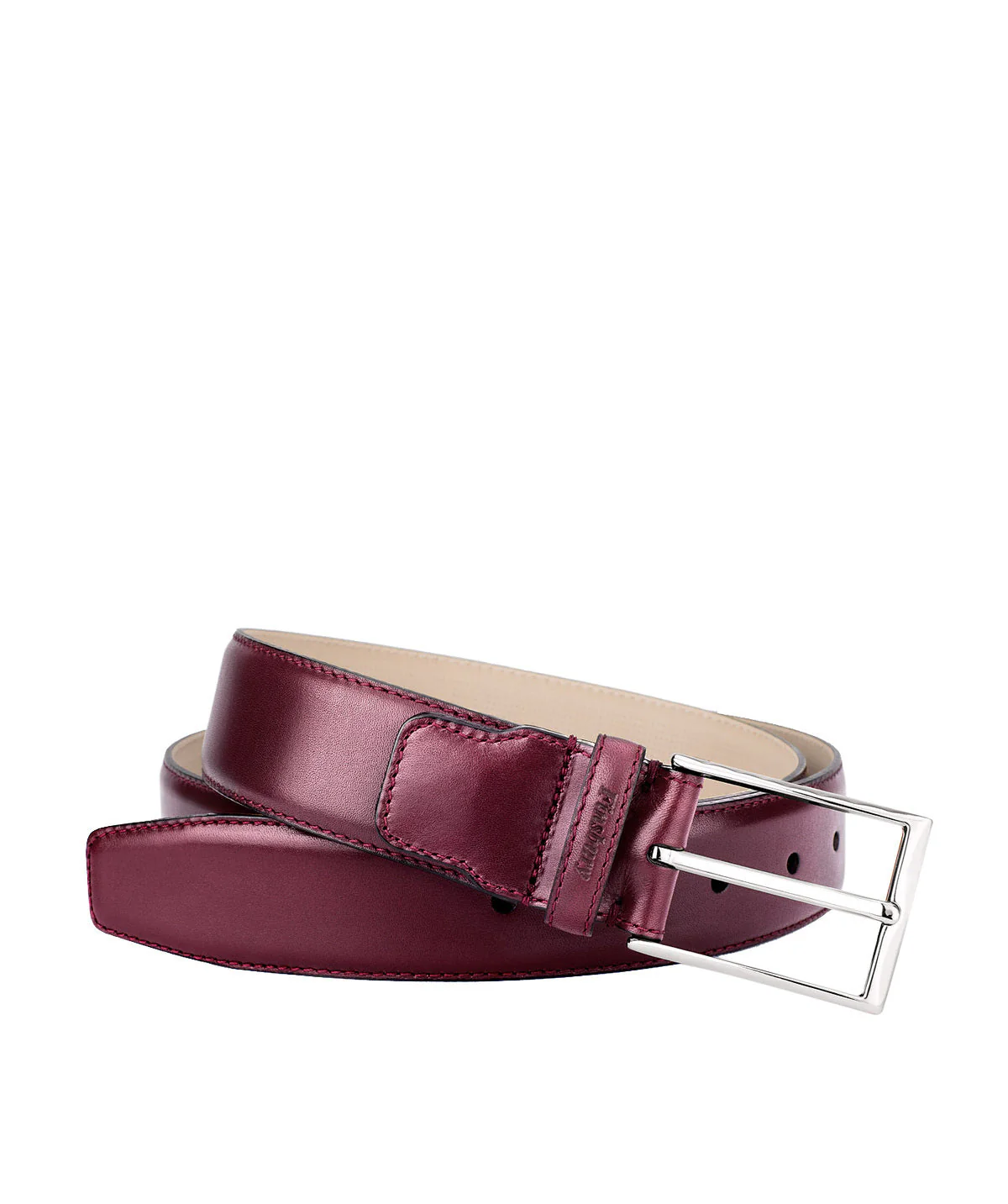 Ceinture Cuir Bordeaux – Image 2